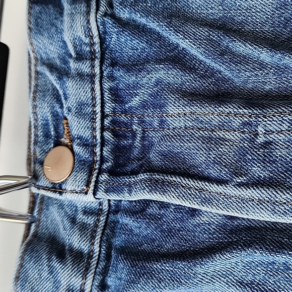 J Brand Bonny Mini Distressed Denim Skirt - Picture 2 of 10